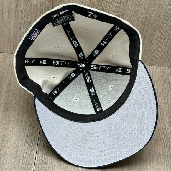 New Era Cap Sz 7 3/8 NFL Dallas Cowboys Super Bowl Champions 59 FIFTY White Navy - Picture 6 of 8